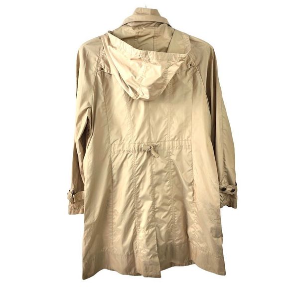 Cole Haan Tan Trench Coat size L - Picture 3 of 12